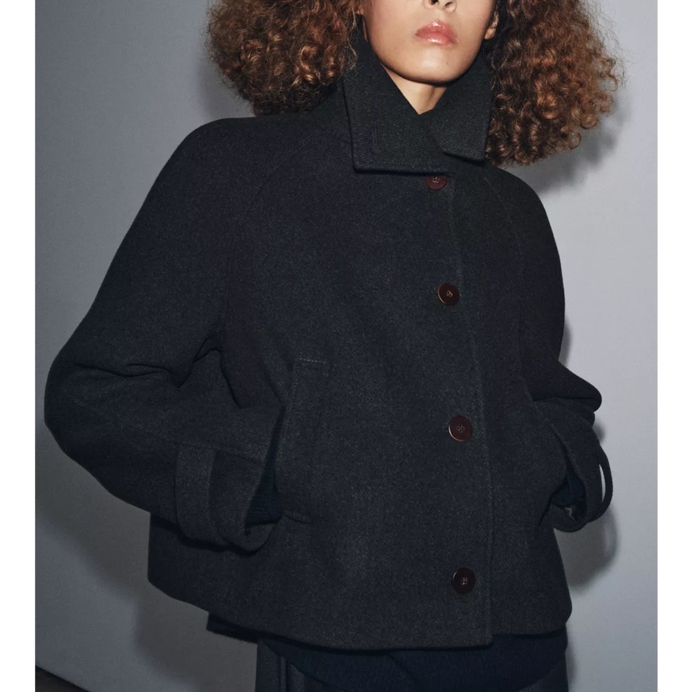 ZARA SHORT WOOL COAT